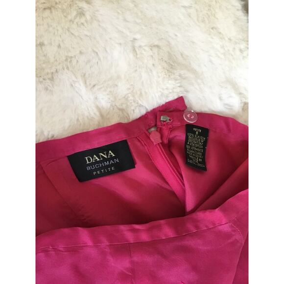 DANA BUCHMAN 100% SILK FLORAL SKIRT SIZE 8 whimsey fairy classic - Picture 7 of 9